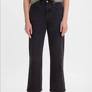 Levi’s Ribcage Straight Jeans 25 Black